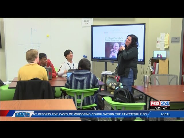 Springdale AP class follows action-packed week in politics (Fox 24)