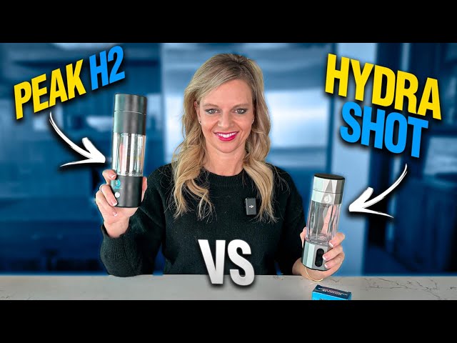 Peak H2 vs. Hydra Shot – Which Hydrogen Water Bottle is Right for You?