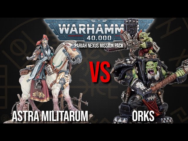 BRAND NEW CODEX - Astra Militarum Vs Orks - Warhammer 40k 10th Edition