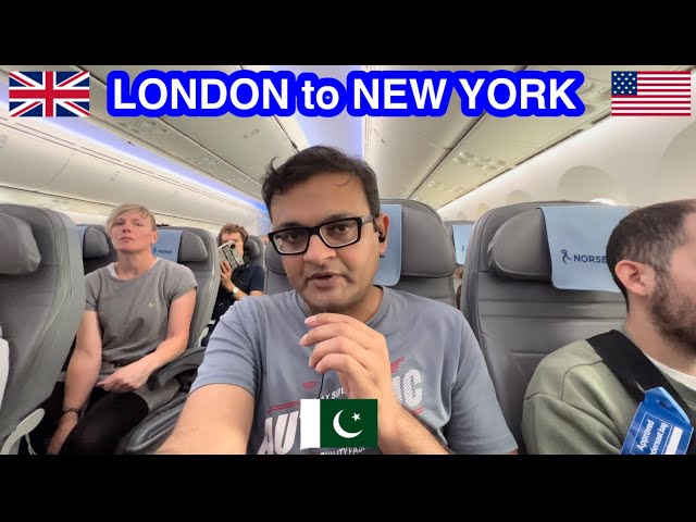 London to New York Fly Norse Atlantic trip review #norse #travelvlog