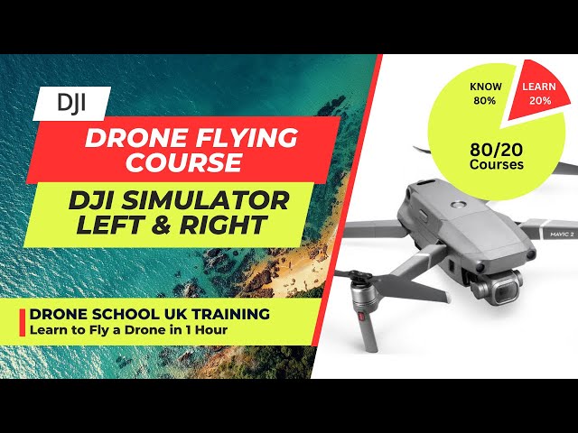 DJI Flight Simulator | Flight  Training | Flying turns, curves flowing into circles