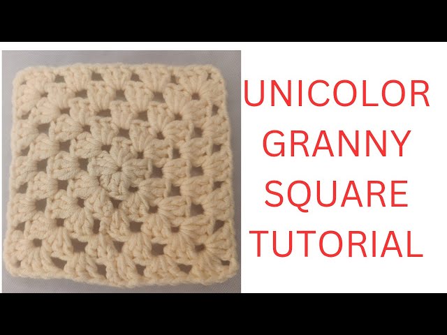 How To Crochet A Granny Square//Beginner Friendly Tutorial. #crochet #grannysquare #howto #tutorial