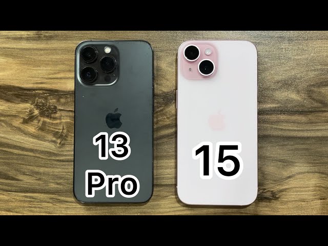 iPhone 13 Pro vs iPhone 15