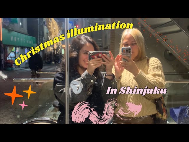 in Japan #9 : Koenji girls date and Christmas illumination in Shinjuku