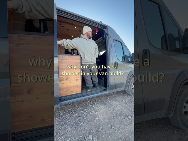 Why I decided not to have a shower in my van build #vanlife #nomad #tinyhouse