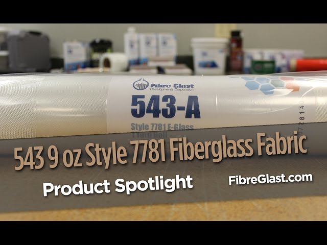 543 9 oz Style 7781 Fiberglass Fabric