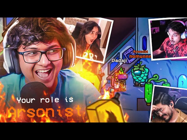 AAO SABKO TEL LAGAYE ⛽😂| Among Us *Arsonist* Highlights