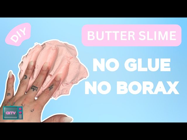 Make Buttery Soft Slime WITHOUT Glue or Activator?