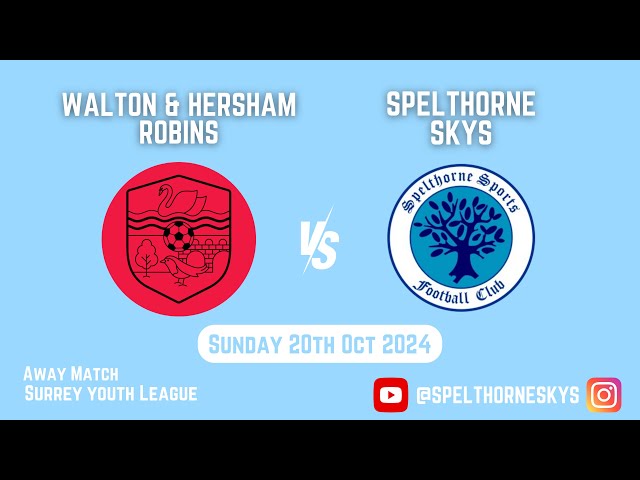 Spelthorne Skys vs Walton & Hersham Robins U7s - 20/10/24