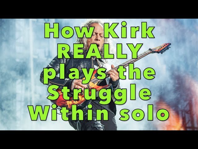 Metallica "Struggle Within" Kirk Hammett solo lesson | Weekend Wankshop 238