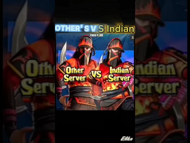 Other Server🤡 VS Indian Server🗿Last One Is Everyone Favourite 💀😮‍💨 #shorts#freefire#funny