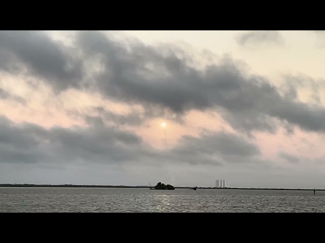 Space X Falcon 9 as seen from under Max Brewer Bridge