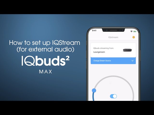 How to set up IQStream for External Audio