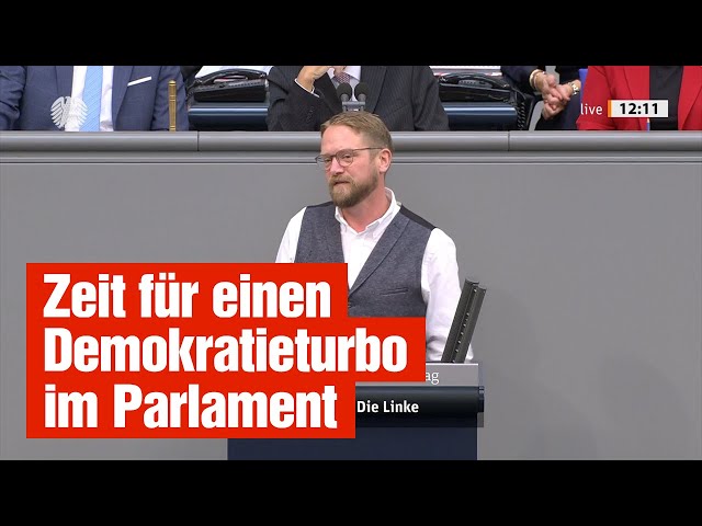 Zeit für einen Demokratie-Turbo im Parlament