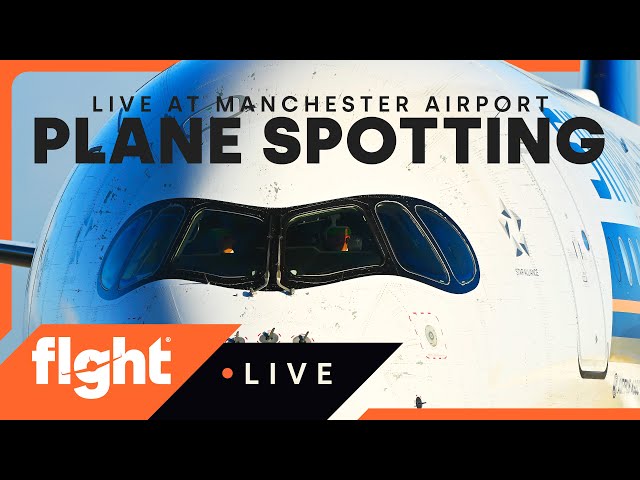 ♦️ LIVE Manchester Airport Plane Spotting - 15/02/25