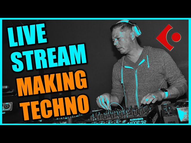 Sunday Live Stream Techno Music Production Using Cubase  8/4/24