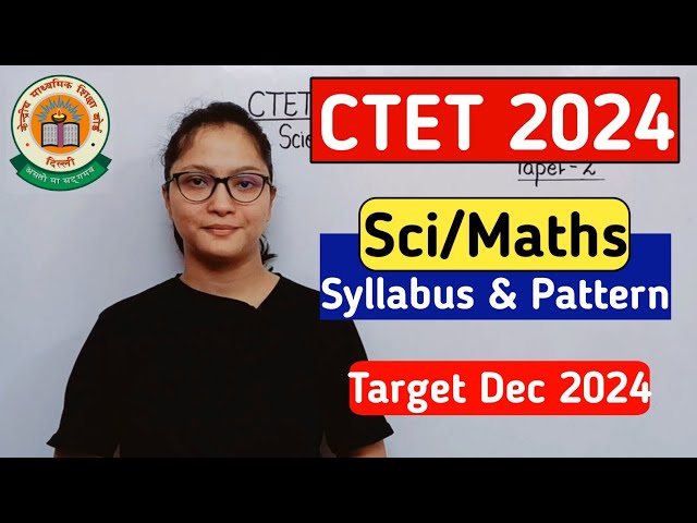 CTET Science Paper 2 | CTET Paper 2 Science Syllabus | Science CTET Paper 2 | CTET Science Syllabus