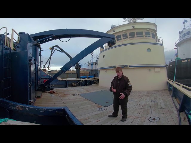 Forward Deck - On Board the R/V Tiglax