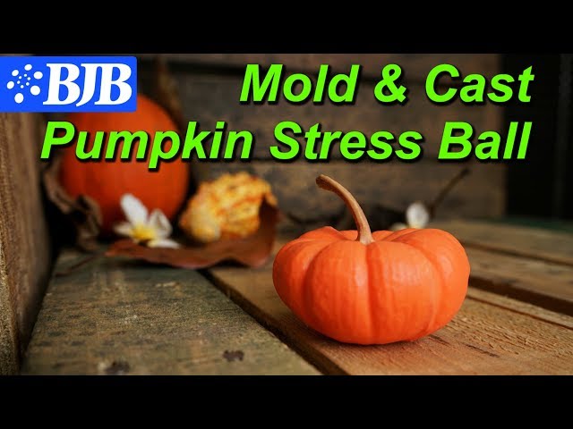 Squishy Pumpkin Stress Ball | Mold and Cast