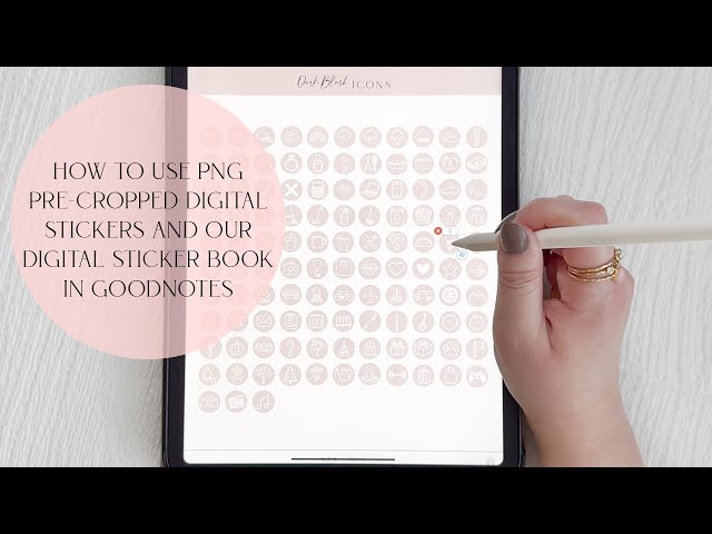 How to Add Digital Stickers to Your Digital Planner