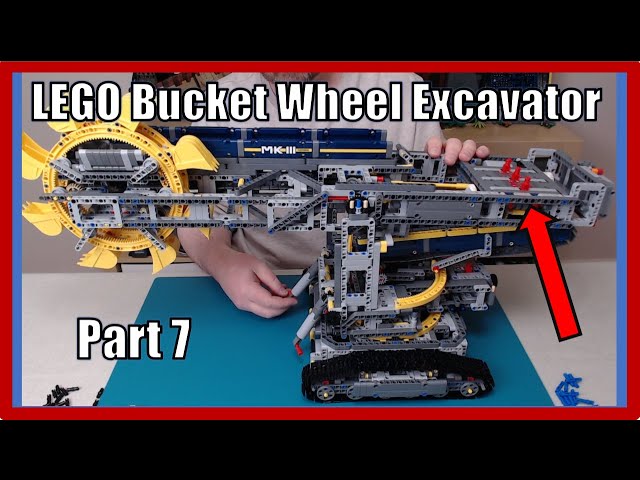 LEGO Technic - Bucket Wheel Excavator - Part 7 - motor and gear box assembly