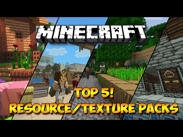 Top 5 Minecraft Bedrock Texture / Resource Packs (2021)