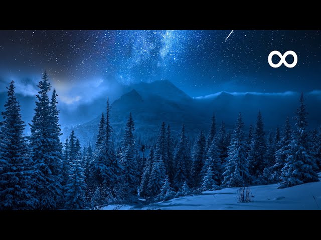 12 Hours of Relaxing Piano Music for Sleeping - Sleep Music, Winter Photos, Stress Relief (Sara)