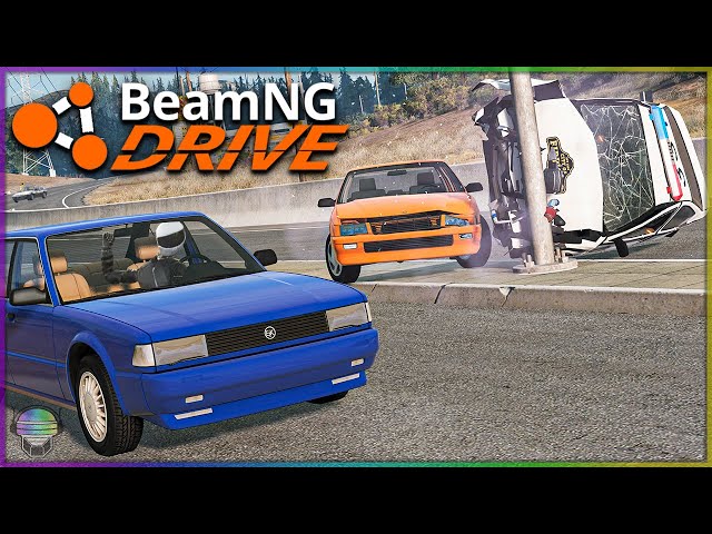 HEATED POLICE CHASES! | BeamNG Drive