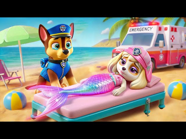 SKYE Mermaid Is So Sick?! CHASE Please Help!! Paw Patrol Ultimate Rescue | Full Episodes | Rainbow 3