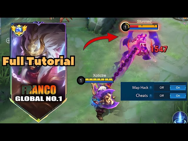 Franco Exp Lane Best Build & Emblem 2025 !! ( Full tutorial ) Global Franco full Damage Build ~ Mlbb