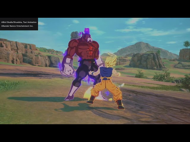 DRAGON BALL: Sparking! ZERO_Goku beating a meat