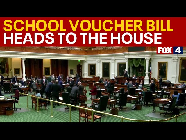 Texas Senate sends school voucher bill to House