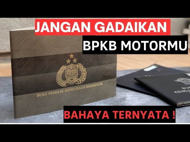 MEMINJAM  UANG DENGAN CARA GADAI BPKB MOTOR ! Full Tutorial