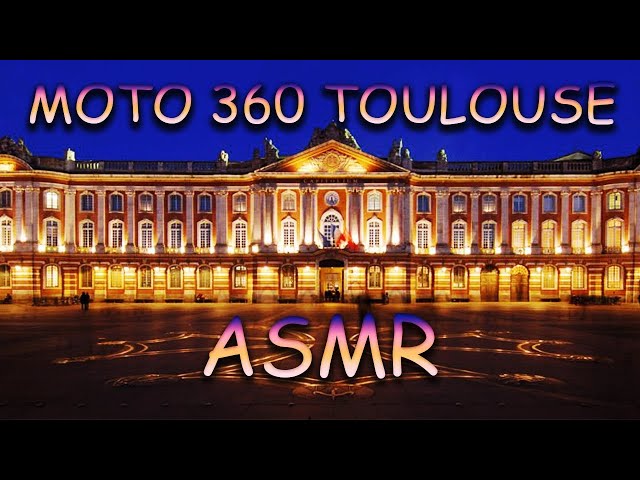 ASMR fr : Moto 360 dans Toulouse !  inaudible