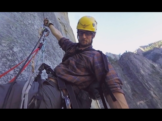 VR climb Leaning Tower in Yosemite