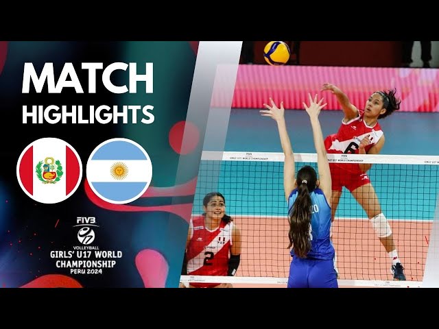 PERU 🆚 ARGENTINA [4K]  | Highlights | Girls U17 World Championship 2024