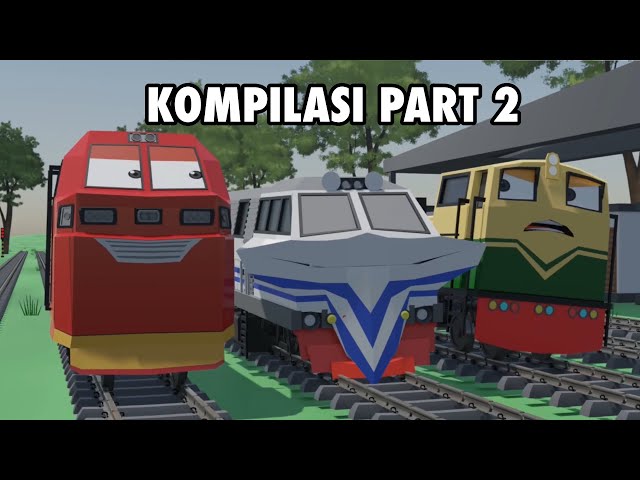 KOMPILASI ANIMASI KERETA API PART 2