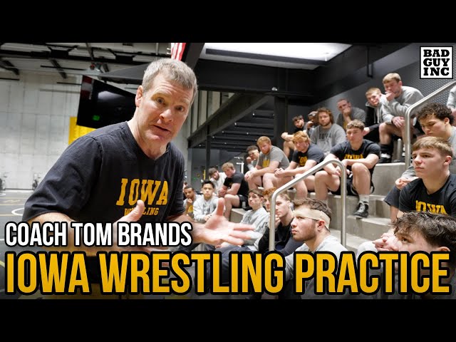 Bo Bassett's Future Home | Iowa Wrestling Practice