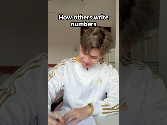 How others vs how I write numbers