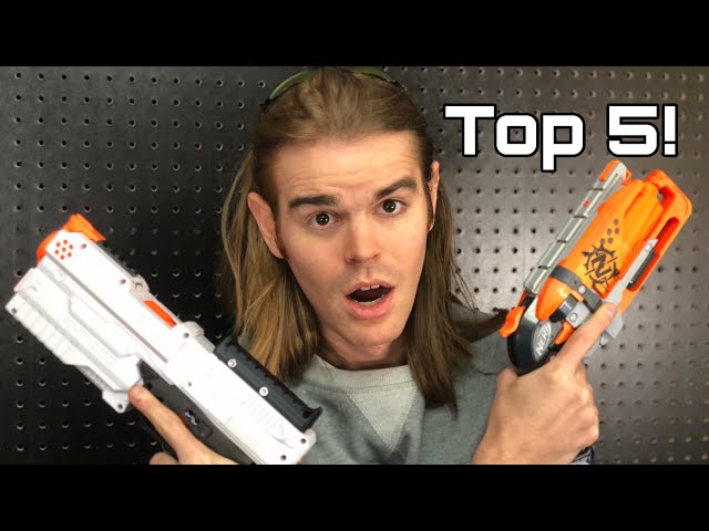 NERF TOP 5 BEST Nerf PISTOLS Of All Time!