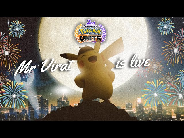 2 Year Celebration 🔥| #Pokemon Unite Live  With Mr VIRAT Gaming🔥|