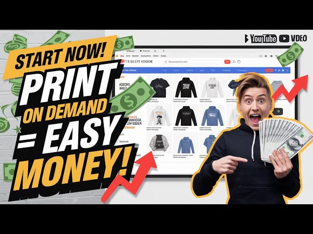 Print on Demand Explained: How to Start & Make Money ( POD )