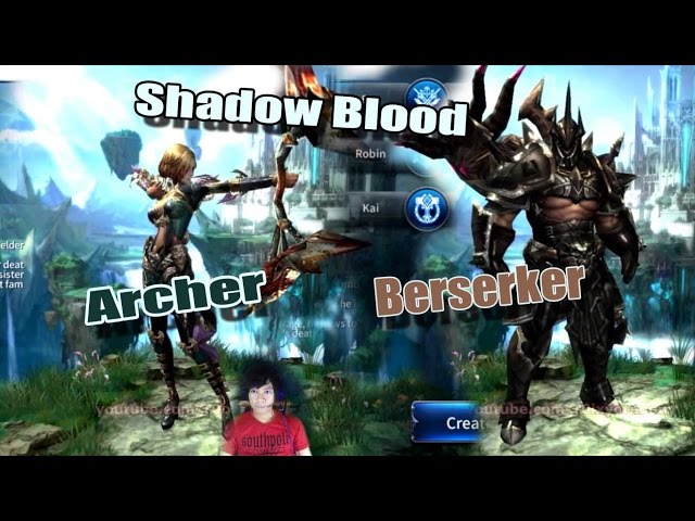 SHADOWBLOOD Gameplay Android / iOS - Archer & Berserker gameplay