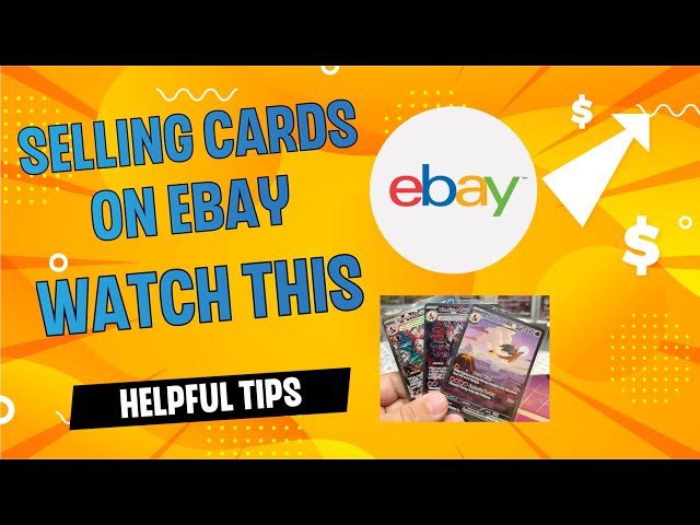 How to sell Pokémon cards on eBay! step-by-step guide