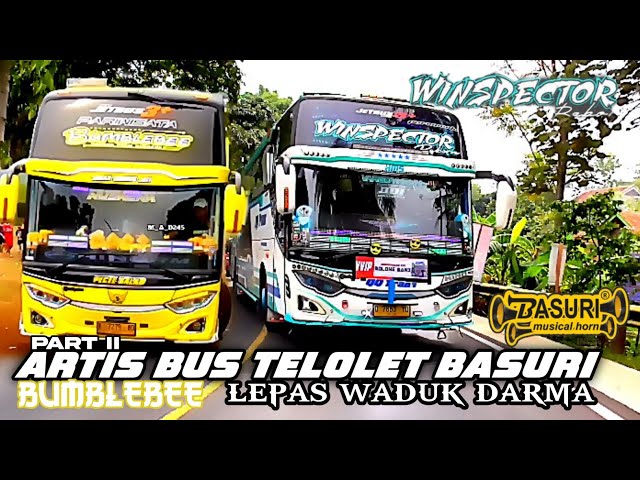 BUS TELOLET BASURI || ARTIS BUS BUMBLEBEE X WINSPECTOR JADI INGAT BASURI BUS TUNGGAL JAYA MOONEYES