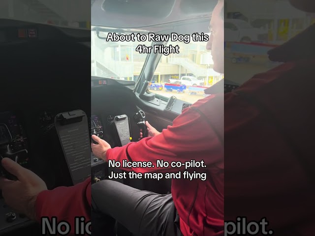 RAWDOG PILOT TAKES OVER FLIGHT COCKPIT