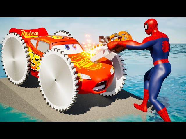 Epic Escape From Spiderman Amazing Maze from Lightning Mcqueen