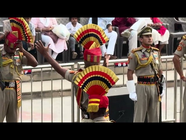 🇮🇳🇮🇳The Attari-Wagah border ceremony is a spectacular display of patriotism and military precision.