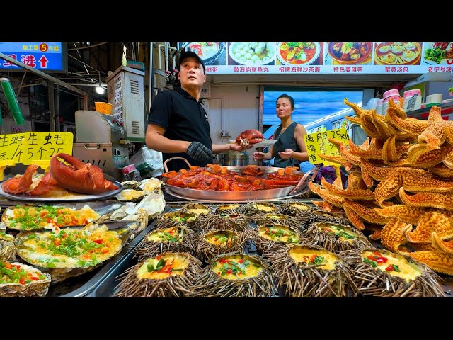 Seafood Market in Xiamen, China: Fresh King Crab & Lobster for All, Clean & Immersive Experience