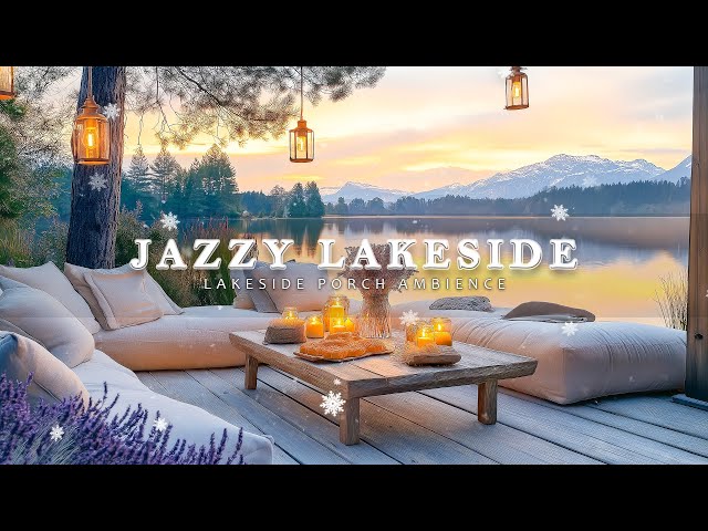 Jazz Season By The River | Cool Jazz Melodies In Sunset Ambience Make You Chill Up Mood, Relax